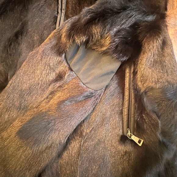 PRADA black kid fur jacket. Unisex. Small men’s / medium women’s. - Picture 10 of 17